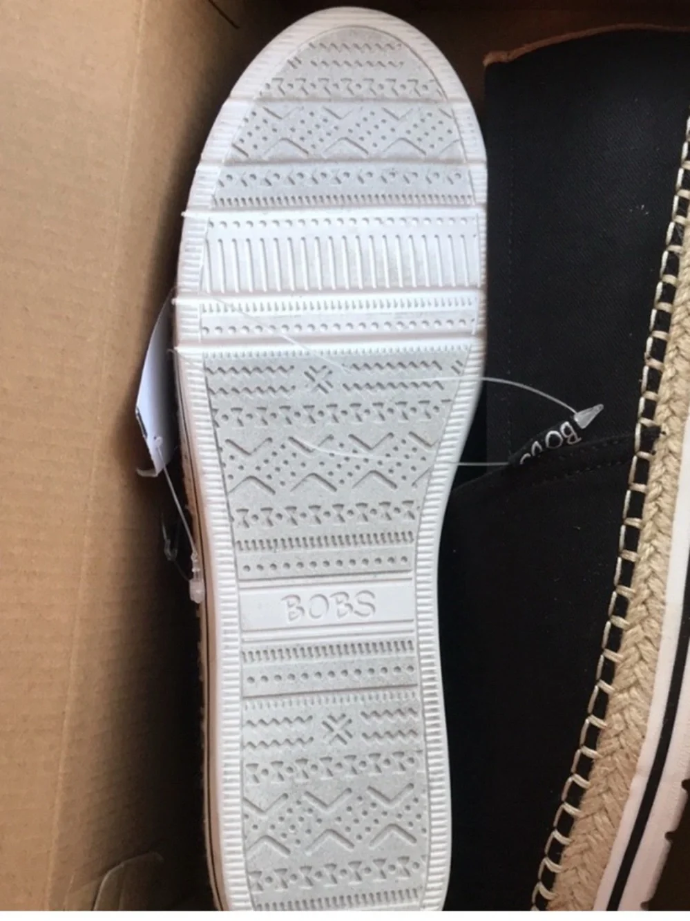 Skechers Black Slip-On Espadrille for Women Size 8.5